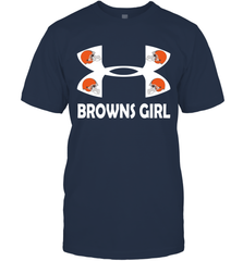Cleveland Browns Girl Under Armour Football T-Shirt - giftteeshirt4u