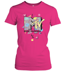 Mtv Retro Shape Design Logo Graphic Women's T-Shirt - giftteeshirt4u