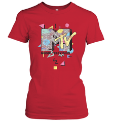 Mtv Retro Shape Design Logo Graphic Women's T-Shirt - giftteeshirt4u