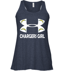 San Diego Chargers Girl Under Armour Football Tank - giftteeshirt4u