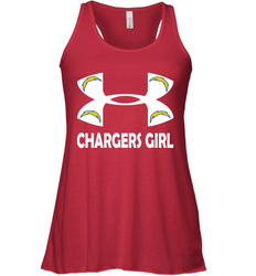 San Diego Chargers Girl Under Armour Football Tank - giftteeshirt4u