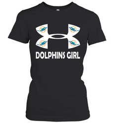Miami Dolphins Girl Under Armour Football Short Sleeve - giftteeshirt4u