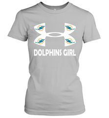 Miami Dolphins Girl Under Armour Football Short Sleeve - giftteeshirt4u