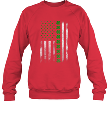 St Patrick's Day IRISH AMERICAN FLAG Sweatshirt - giftteeshirt4u