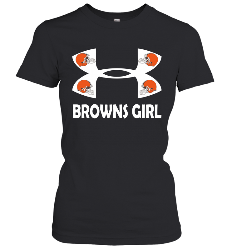 Cleveland Browns Girl Under Armour Football Short Sleeve - giftteeshirt4u