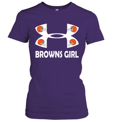 Cleveland Browns Girl Under Armour Football Short Sleeve - giftteeshirt4u