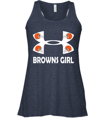 Cleveland Browns Girl Under Armour Football Tank - giftteeshirt4u