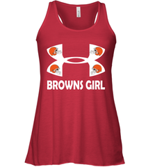 Cleveland Browns Girl Under Armour Football Tank - giftteeshirt4u