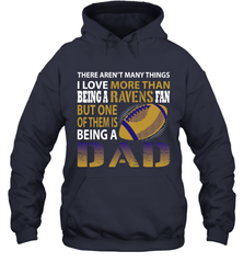 I Love More Than Being A Los Angeles Rams Fan Being A Dad Football Hoodie - giftteeshirt4u