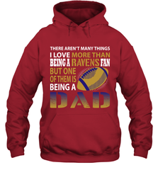 I Love More Than Being A Los Angeles Rams Fan Being A Dad Football Hoodie - giftteeshirt4u