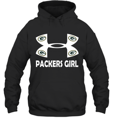 Green Bay Packers Girl Under Armour Football Hoodies - giftteeshirt4u