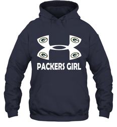 Green Bay Packers Girl Under Armour Football Hoodies - giftteeshirt4u