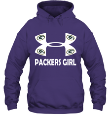 Green Bay Packers Girl Under Armour Football Hoodies - giftteeshirt4u