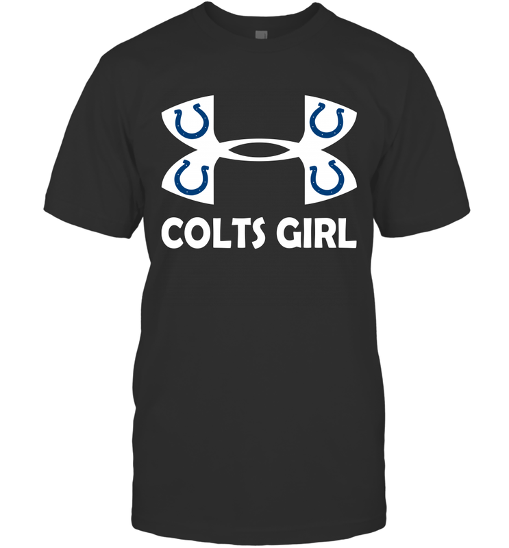 Indianapolis Colts Girl Under Armour Football T-Shirt - giftteeshirt4u