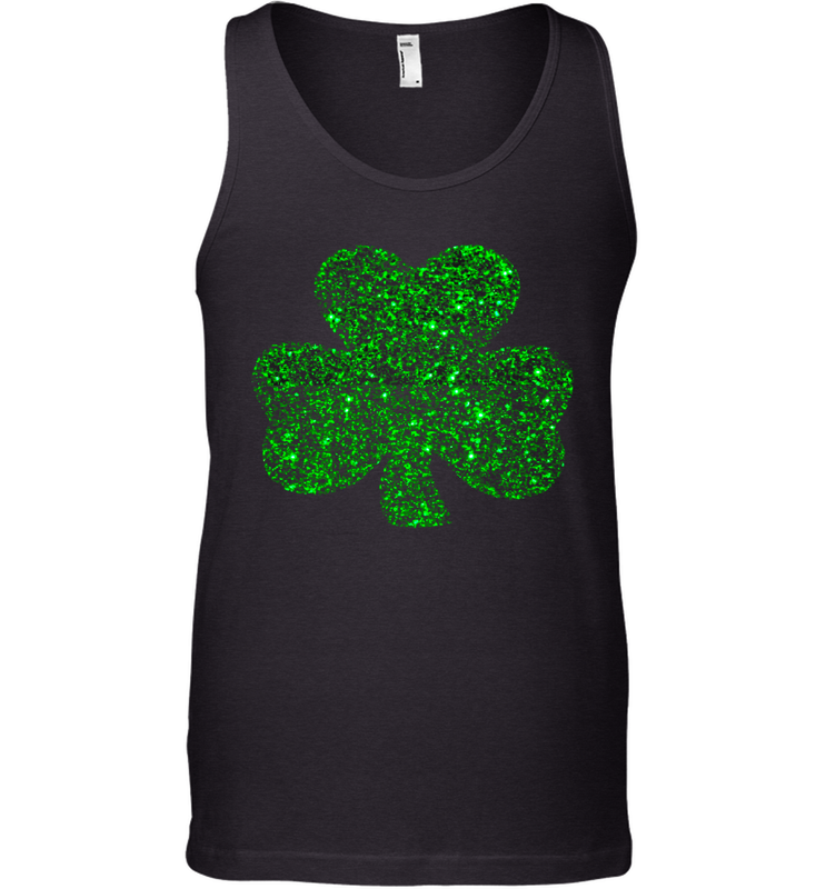Rish Shamrock St Patrick's Day Glitter Green Lucky Charm Women Tank Top - giftteeshirt4u