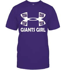 New York Giants Girl Under Armour Football T-Shirt - giftteeshirt4u