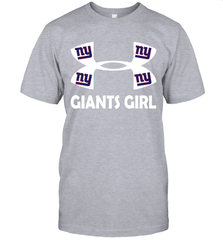 New York Giants Girl Under Armour Football T-Shirt - giftteeshirt4u