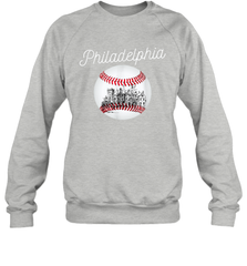 Philadelphia Baseball Philly Tshirt Ball and Skyline Sweatshirt - giftteeshirt4u