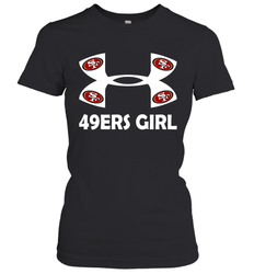 San Francisco 49ers Girl Under Armour Football Short Sleeve - giftteeshirt4u