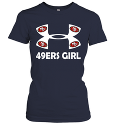 San Francisco 49ers Girl Under Armour Football Short Sleeve - giftteeshirt4u