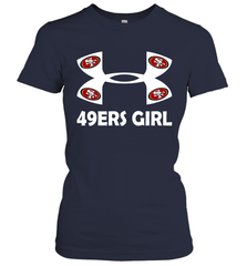 San Francisco 49ers Girl Under Armour Football Short Sleeve - giftteeshirt4u