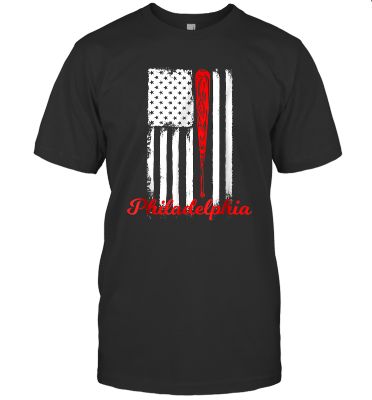 Philadelphia Baseball Flag For Philly Baseball Fans T-Shirt - giftteeshirt4u