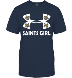 New Orleans Saints Girl Under Armour Football T-Shirt - giftteeshirt4u