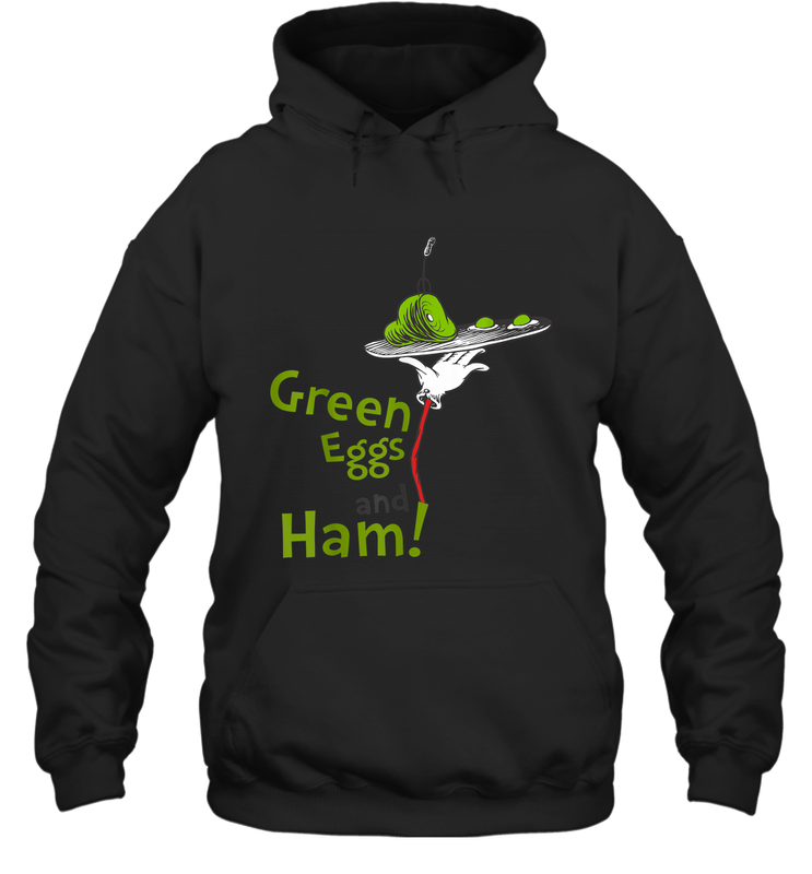 Dr Seuss Green Eggs and Ham Title Hoodie - giftteeshirt4u