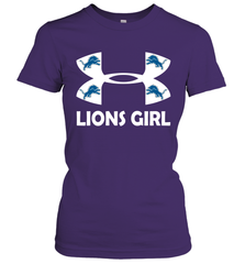 Detroit Lions Girl Under Armour Football Short Sleeve - giftteeshirt4u