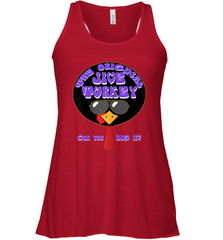 Trends Funny Jive Turkey Face Thanksgiving Day Racerback Tank - giftteeshirt4u