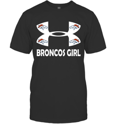 Denver Broncos Girl Under Armour Football T-Shirt - giftteeshirt4u