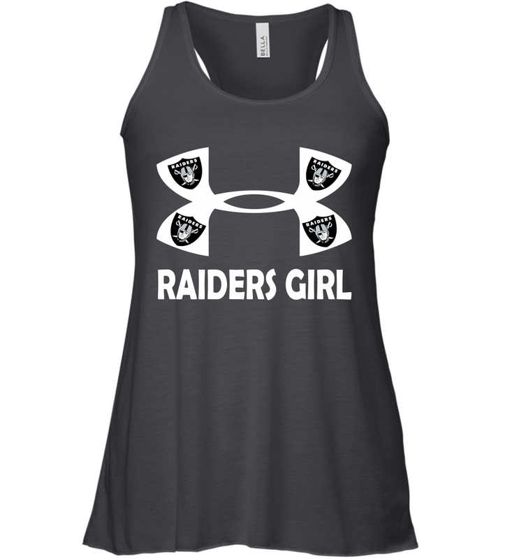 Oakland Raiders Girl Under Armour Football Tank - giftteeshirt4u