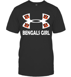 Cincinnati Bengals Girl Under Armour Football T-Shirt - giftteeshirt4u
