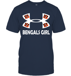 Cincinnati Bengals Girl Under Armour Football T-Shirt - giftteeshirt4u