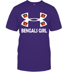 Cincinnati Bengals Girl Under Armour Football T-Shirt - giftteeshirt4u