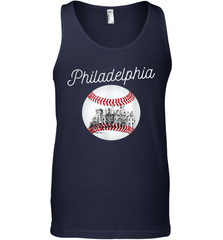 Philadelphia Baseball Philly Tshirt Ball and Skyline Tank Top - giftteeshirt4u