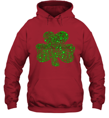 Rish Shamrock St Patrick's Day Glitter Green Lucky Charm Women Hoodie - giftteeshirt4u