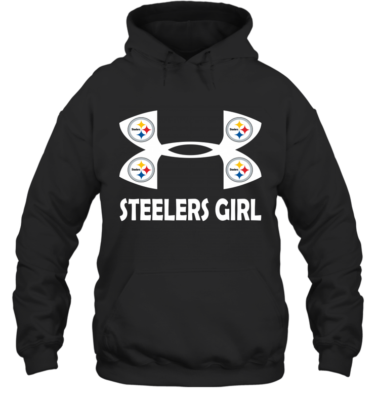 Pittsburgh Steelers Girl Under Armour Football Hoodies - giftteeshirt4u