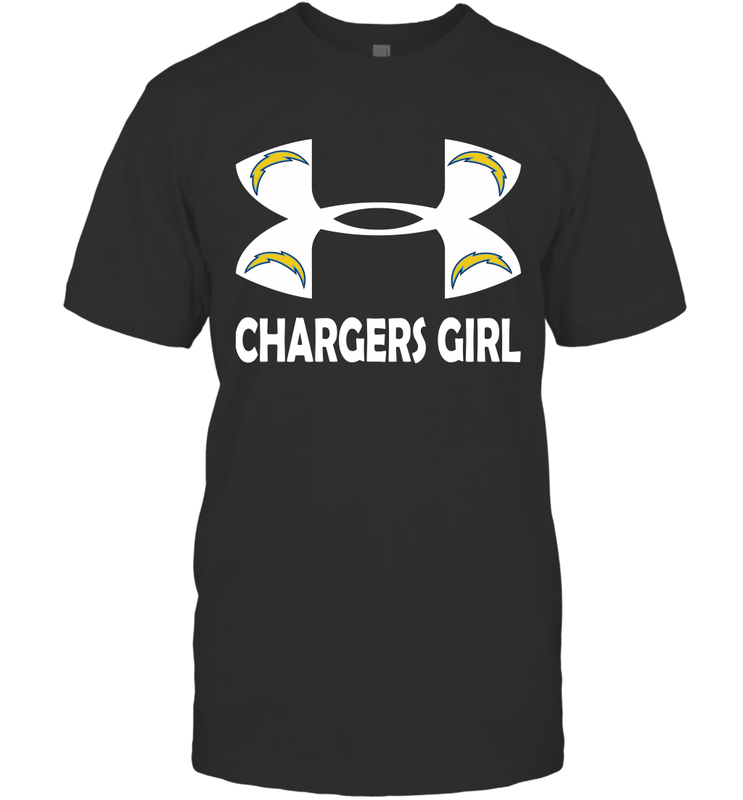San Diego Chargers Girl Under Armour Football T-Shirt - giftteeshirt4u