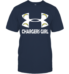 San Diego Chargers Girl Under Armour Football T-Shirt - giftteeshirt4u