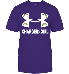 San Diego Chargers Girl Under Armour Football T-Shirt - giftteeshirt4u
