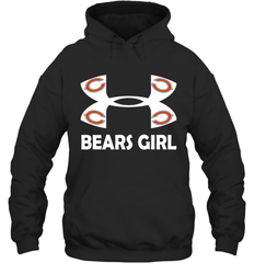 Chicago Bears Girl Under Armour Football Hoodies - giftteeshirt4u