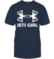 New York Jets Girl Under Armour Football T-Shirt - giftteeshirt4u