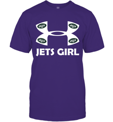 New York Jets Girl Under Armour Football T-Shirt - giftteeshirt4u