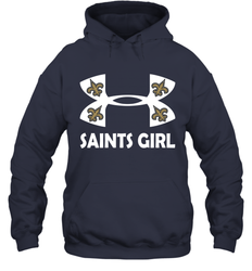 New Orleans Saints Girl Under Armour Football Hoodies - giftteeshirt4u