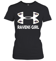 Baltimore Ravens Girl Under Armour Football Short Sleeve - giftteeshirt4u