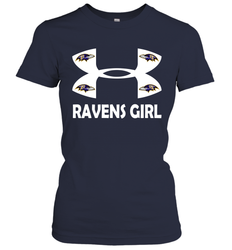 Baltimore Ravens Girl Under Armour Football Short Sleeve - giftteeshirt4u