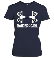 Oakland Raiders Girl Under Armour Football Short Sleeve - giftteeshirt4u