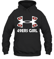 San Francisco 49ers Girl Under Armour Football Hoodies - giftteeshirt4u