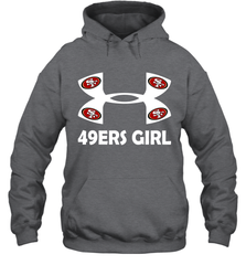 San Francisco 49ers Girl Under Armour Football Hoodies - giftteeshirt4u